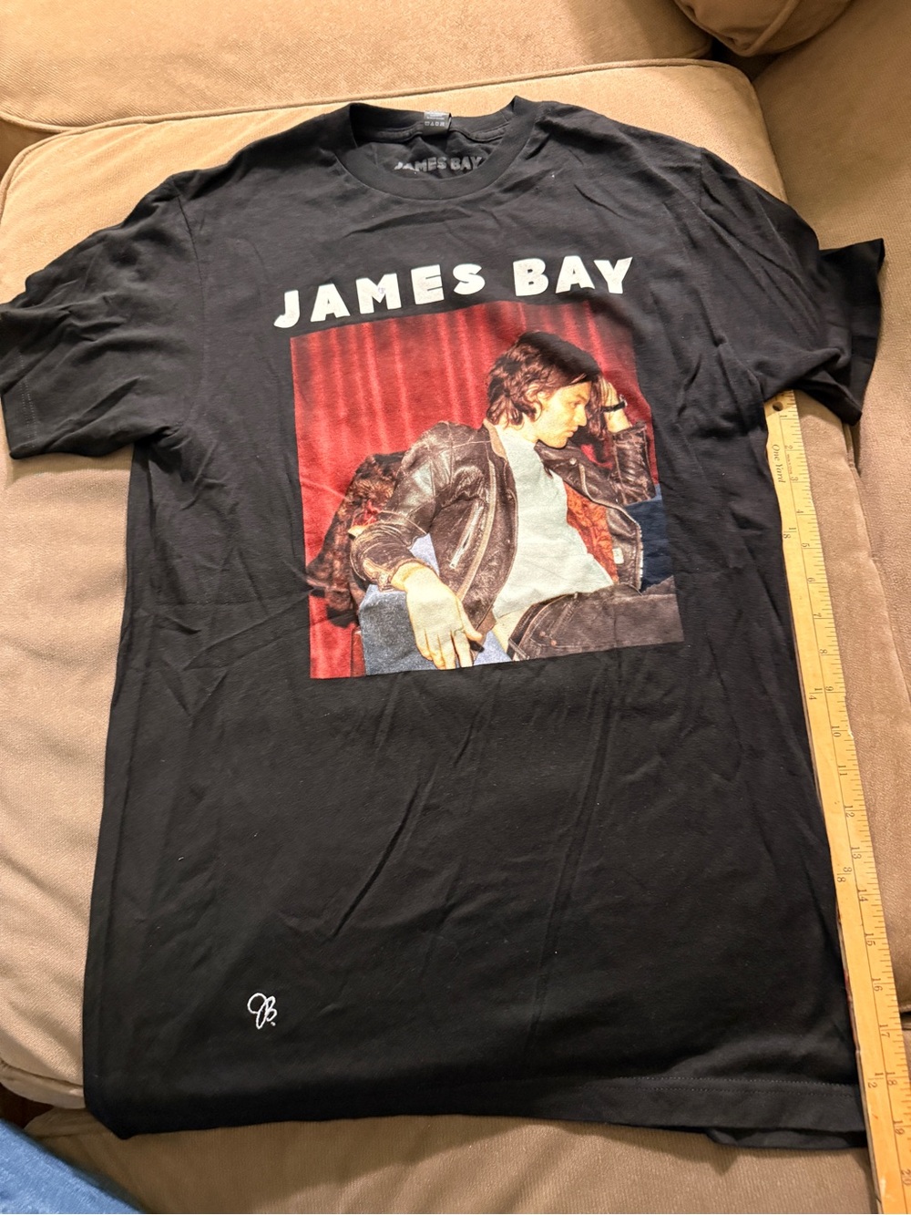 NWOT 🎸James Bay 2019 North American Tour T-Shirt Black Concert Band Tee, Medium